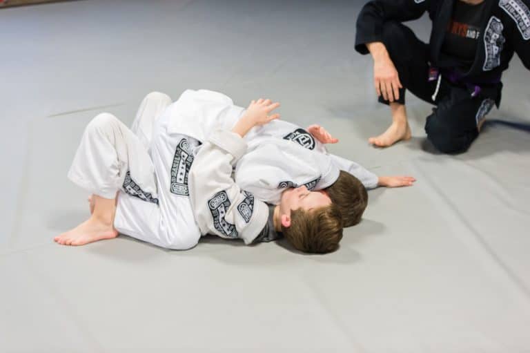 Beginner Kids Brazilian Jiu Jitsu Mount