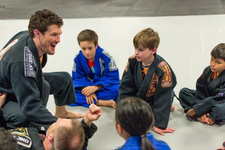 Phil Gentry Teaching Brazilian Jiu Jitsu Kids Classes